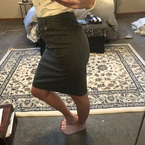 Pinstripe skirt